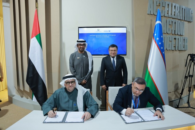 Masdar to build another wind power plant in Uzbekistan