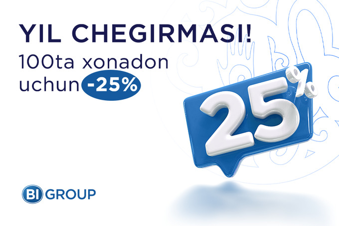 BI Group 25 foizgacha chegirma bilan biznes klass xonadonlar taklif qilmoqda