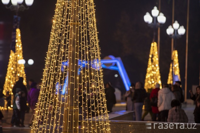 Фоторепортаж: Новогодний Ташкент