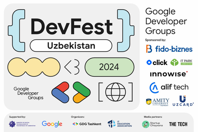 В Ташкенте пройдёт фестиваль GDG DevFest 2024