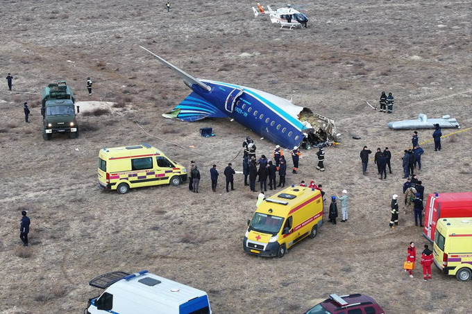 Azerbaijan Airlines samolyoti qulashi oqibatida 38 kishi halok bo‘lgan